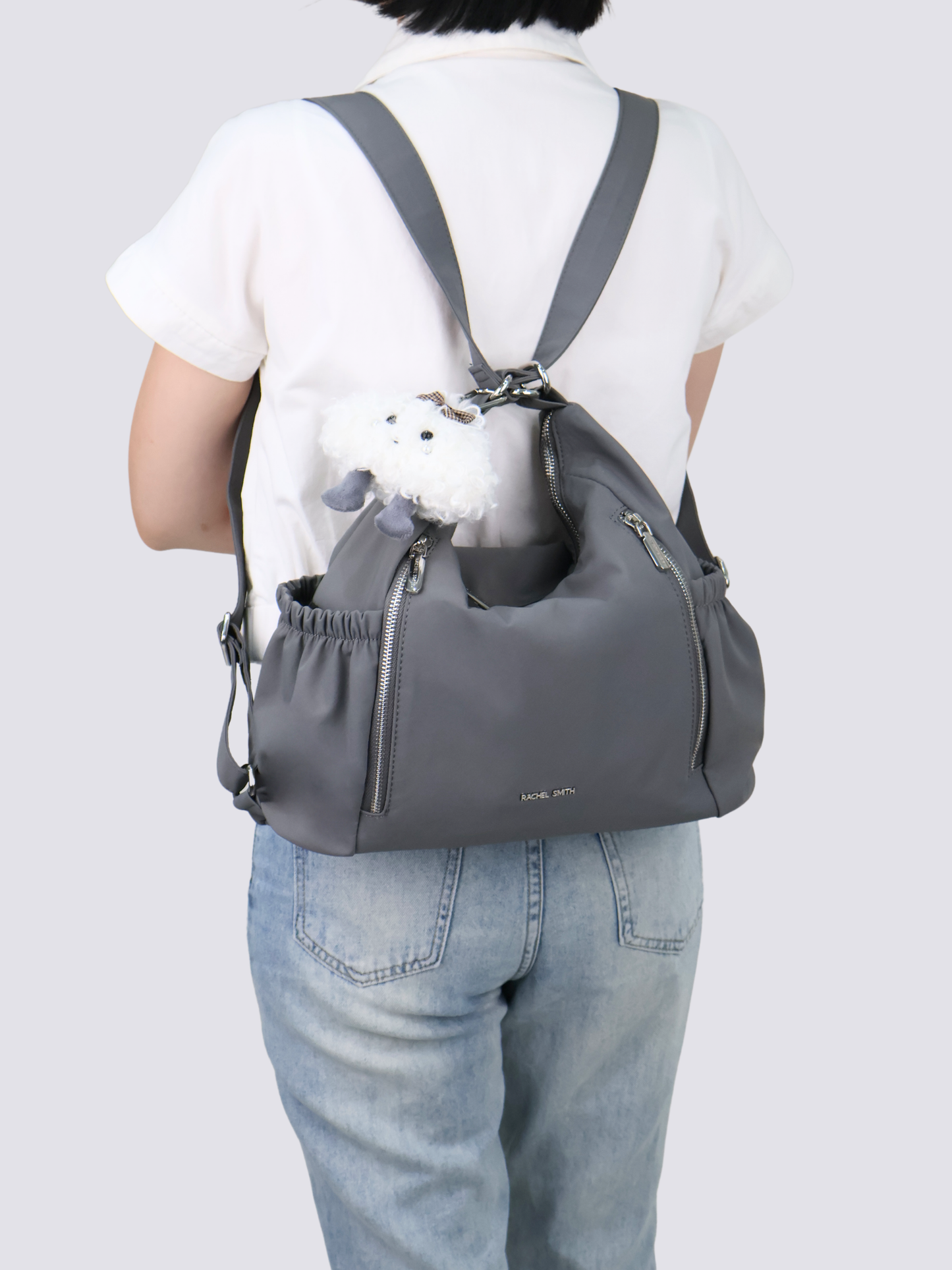 Tracy Two-Way Nylon Shoulder Bag