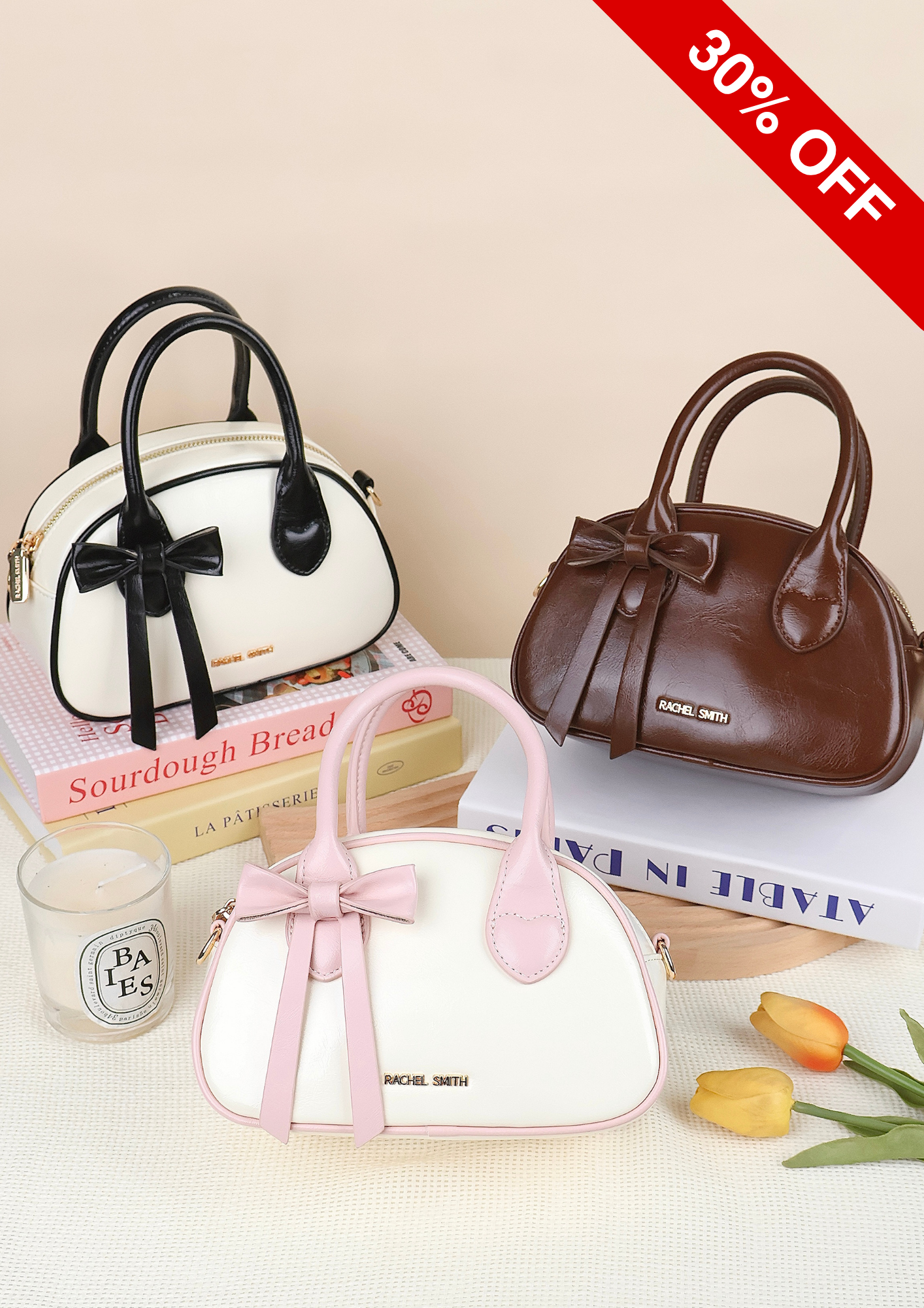 Bunny Ribbon Crossbody Sling Bag