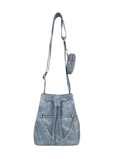 Ariel Denim Bucket Bag