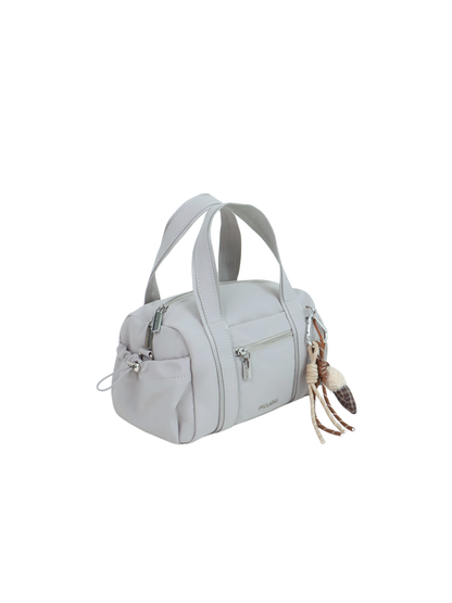 Stephy Nylon Boston Bag