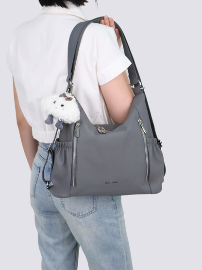 Tracy Two-Way Nylon Shoulder Bag