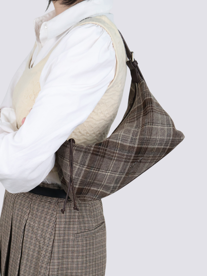 Charlotte Plaid Crossbody Bag