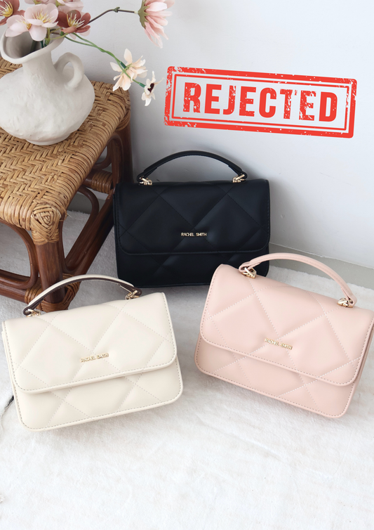 (Rejected Sales) Evon Quilted Crossbody Sling Bag