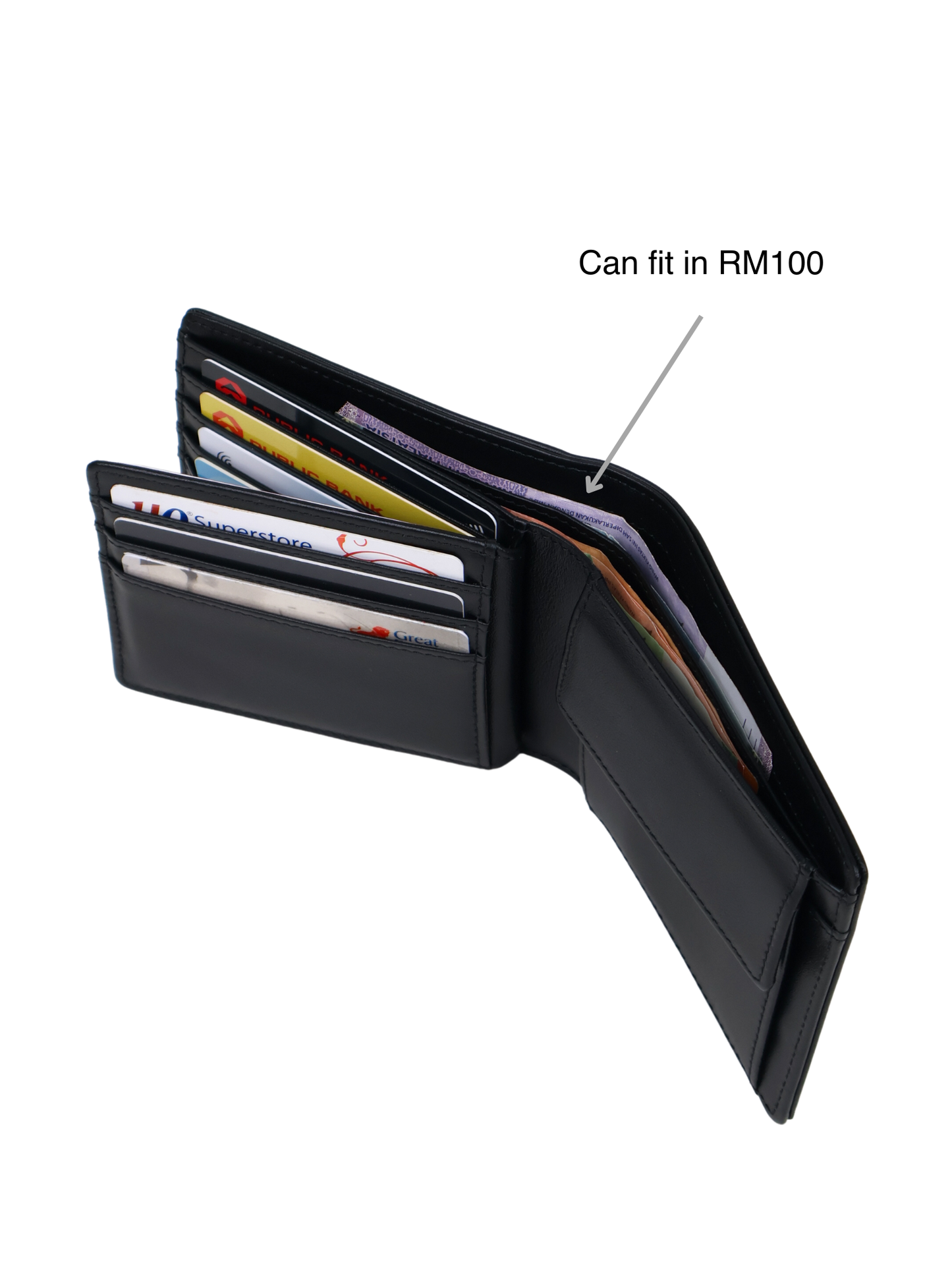 Calvin Genuine Leather Wallet With Coin Pocket