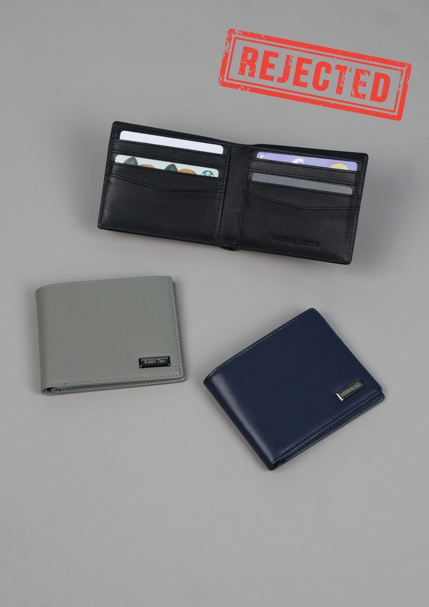 (Rejected Sales) Eden Genuine Leather 10 card Slots Wallet