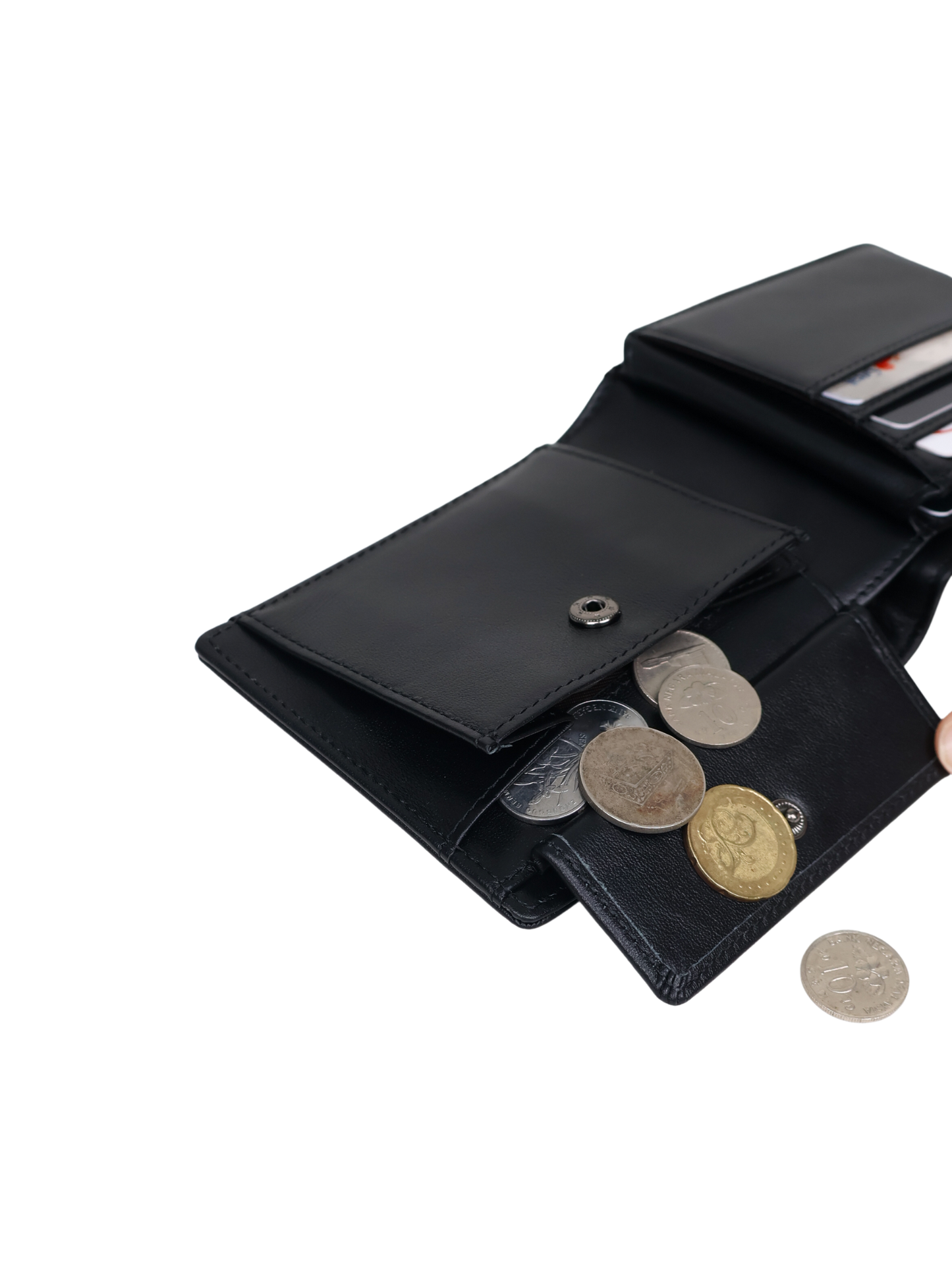 Calvin Genuine Leather Wallet With Coin Pocket