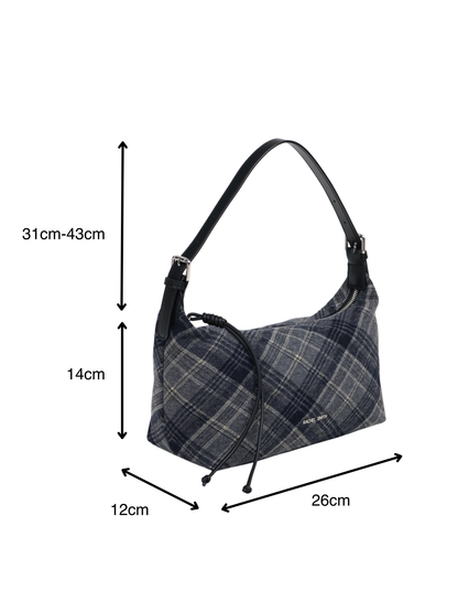 Charlotte Plaid Crossbody Bag
