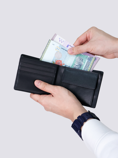 Calvin Genuine Leather Wallet With Coin Pocket