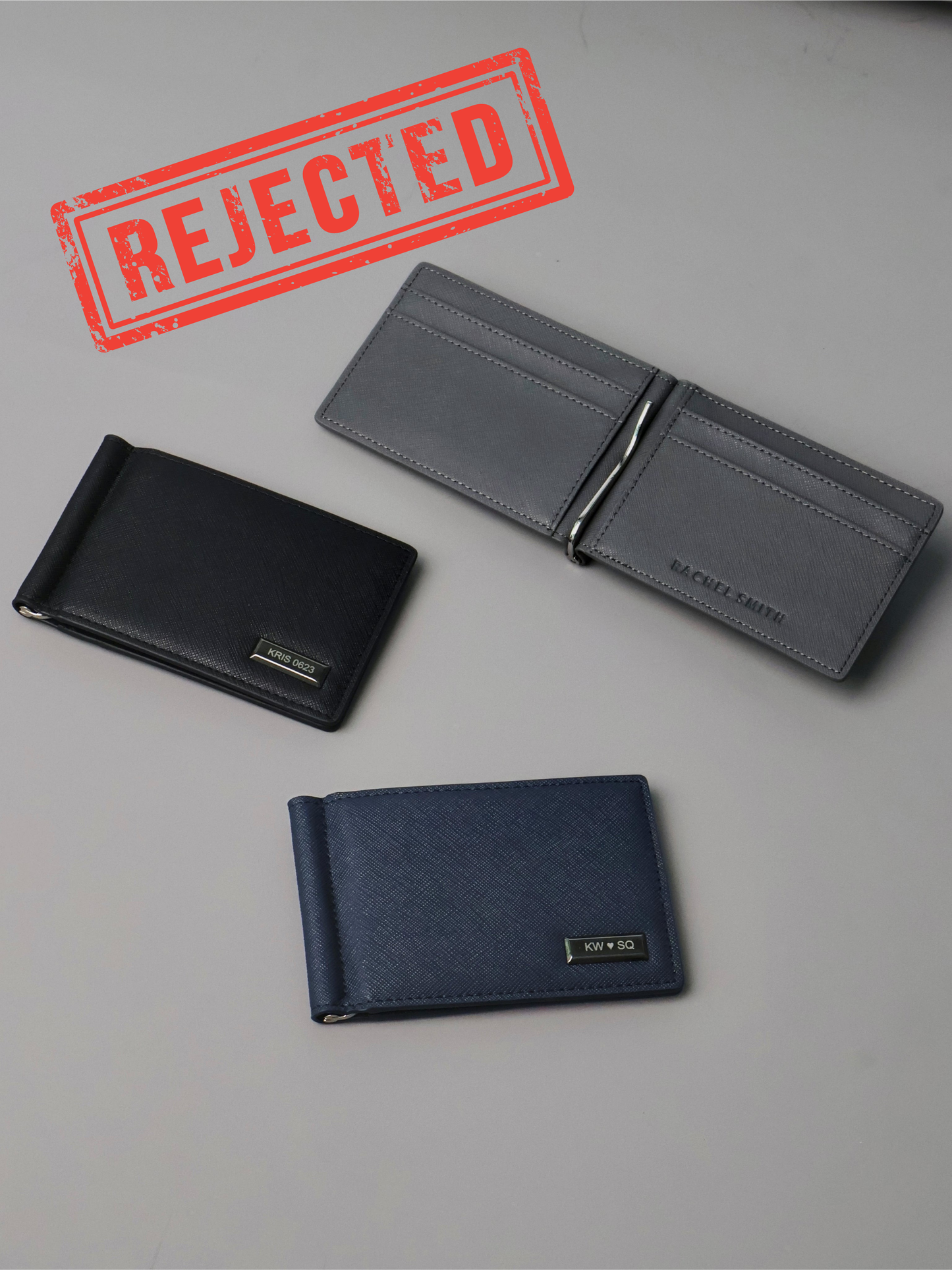 (Rejected Sales) Lucas Money Clip Wallet