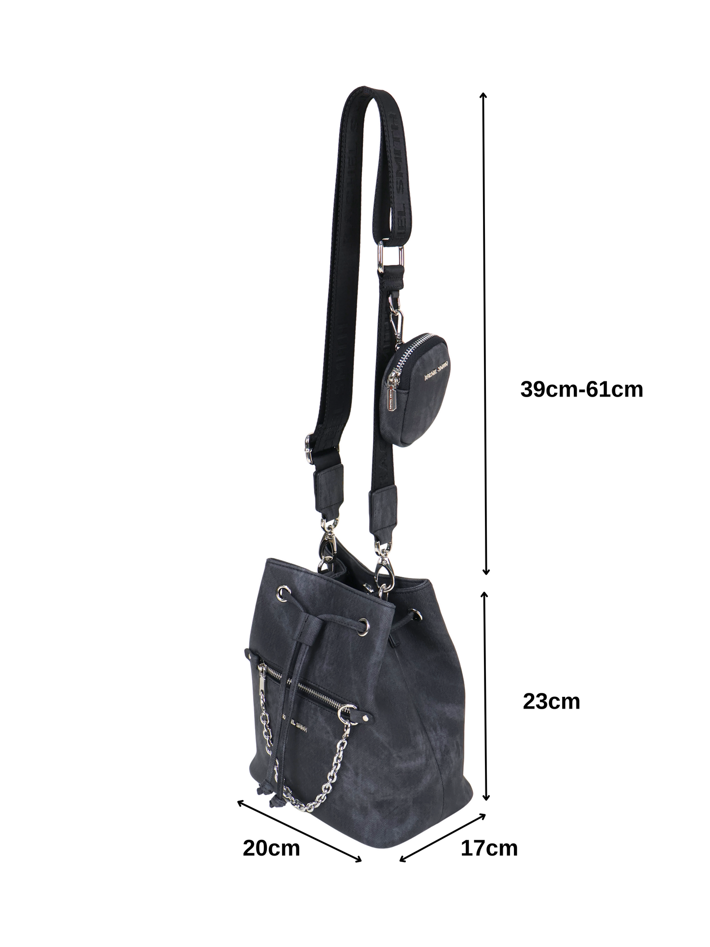 Ariel Denim Bucket Bag