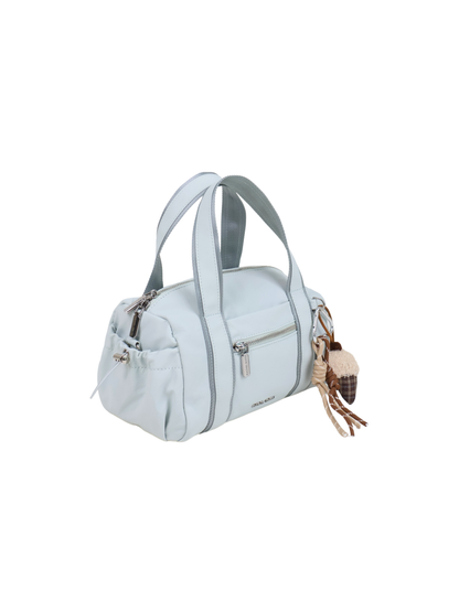Stephy Nylon Boston Bag