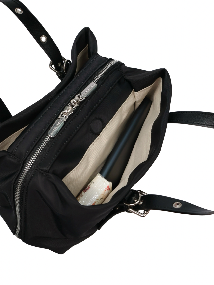 Sabrina Nylon Small Tote Bag
