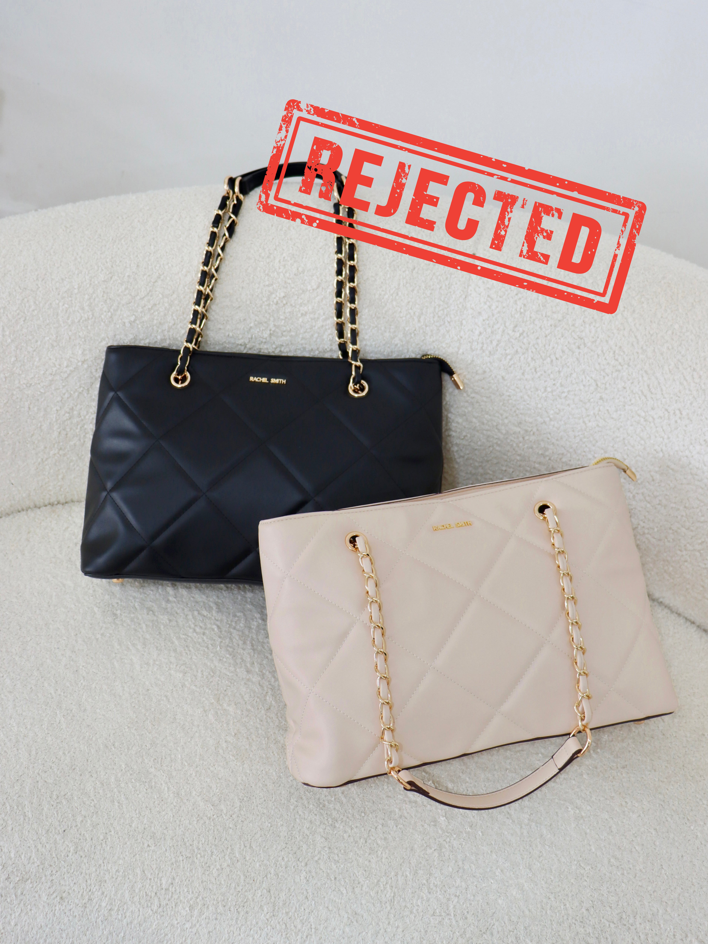 (Rejected Sales) Melody Quilted Tote Bag