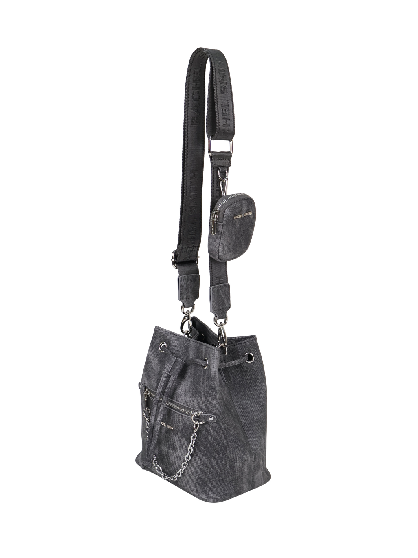 Ariel Denim Bucket Bag