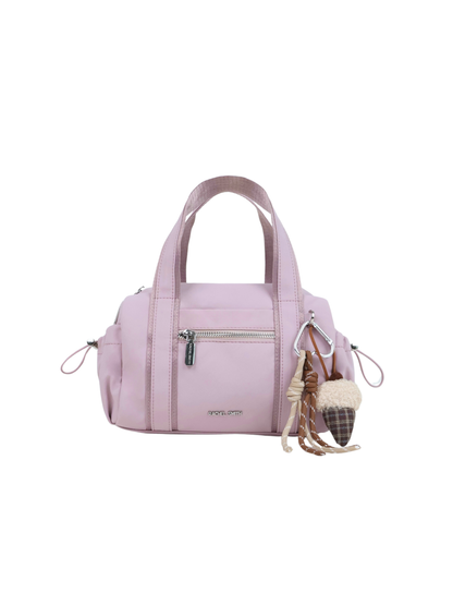 Stephy Nylon Boston Bag