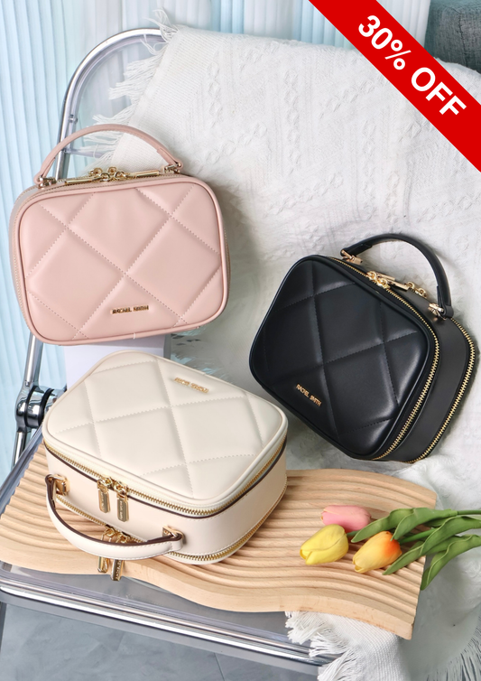 Hebe Quilted Boxy Crossbody Bag