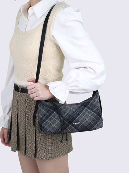 Charlotte Plaid Crossbody Bag