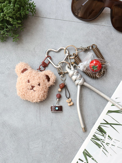 RS Tomato Bear Bag Charm