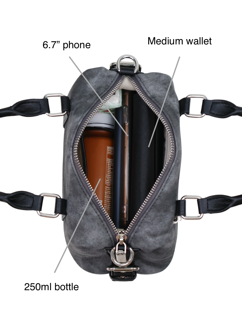 Dorothy Denim Boston Bag