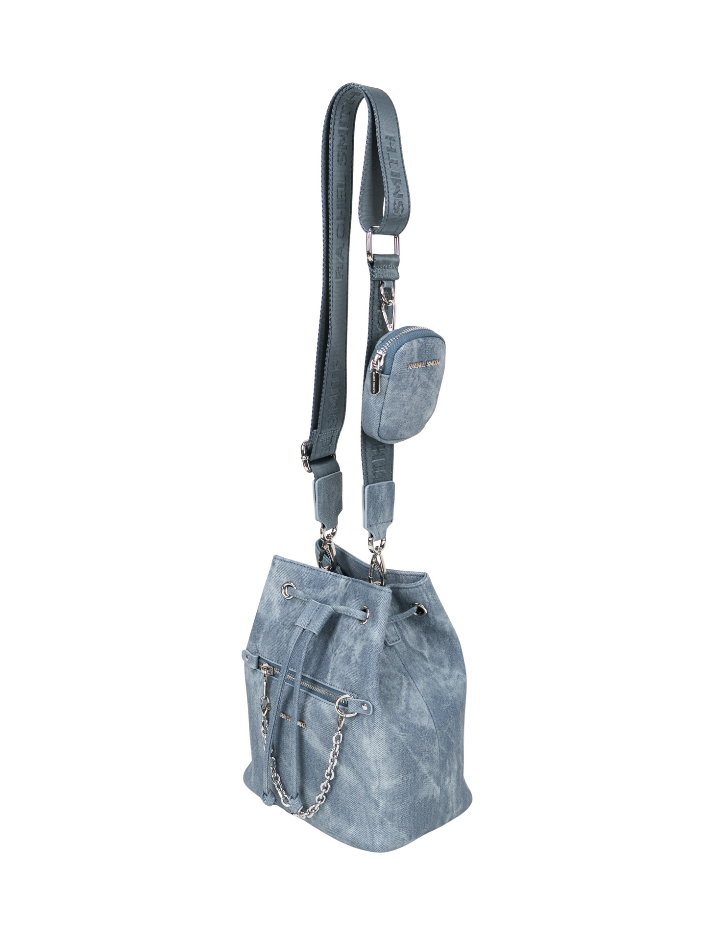 Ariel Denim Bucket Bag