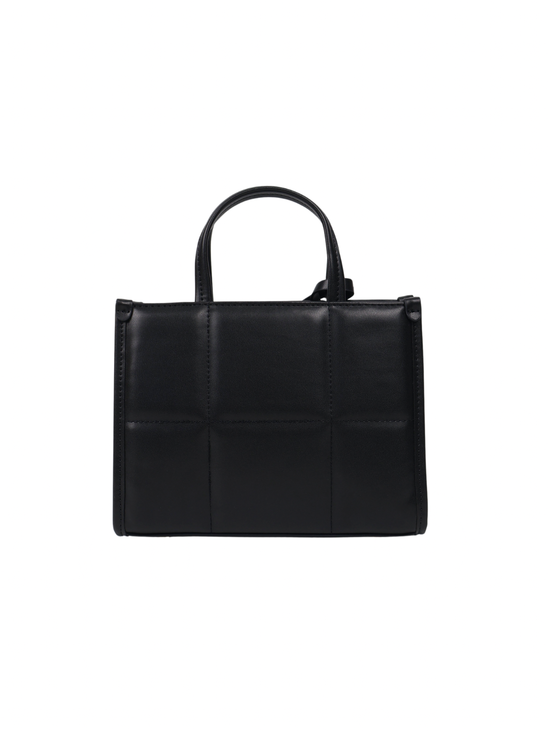 Carmen Square Grid Small Tote Bag