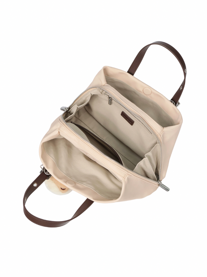 Sabrina Nylon Small Tote Bag