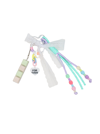 Pastel Keyboard Bag Charm