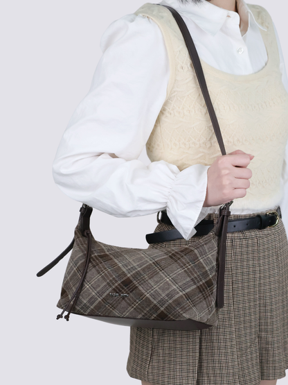 Charlotte Plaid Crossbody Bag