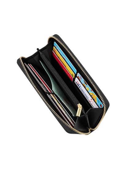 Cassie Zip Wristlet Long Wallet
