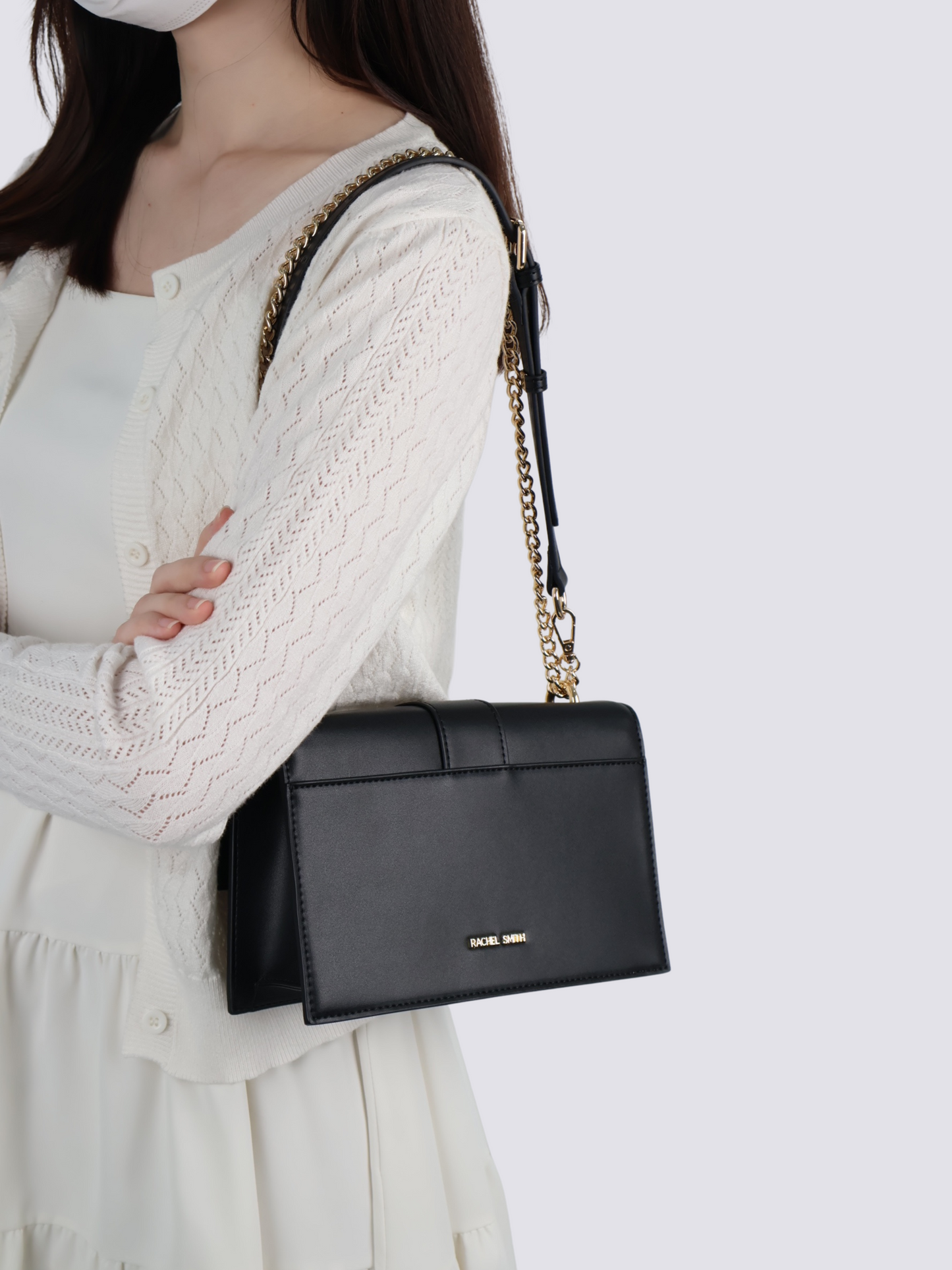 Vera Push-Lock Crossbody Bag