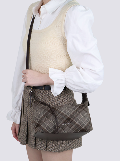 Charlotte Plaid Crossbody Bag