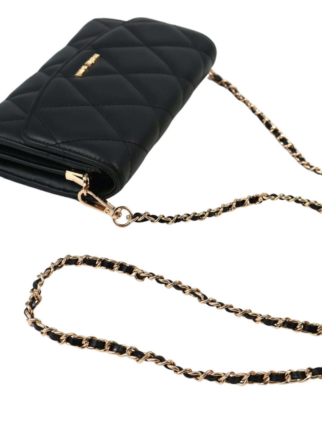 Krystal Quilted Wallet On Chain