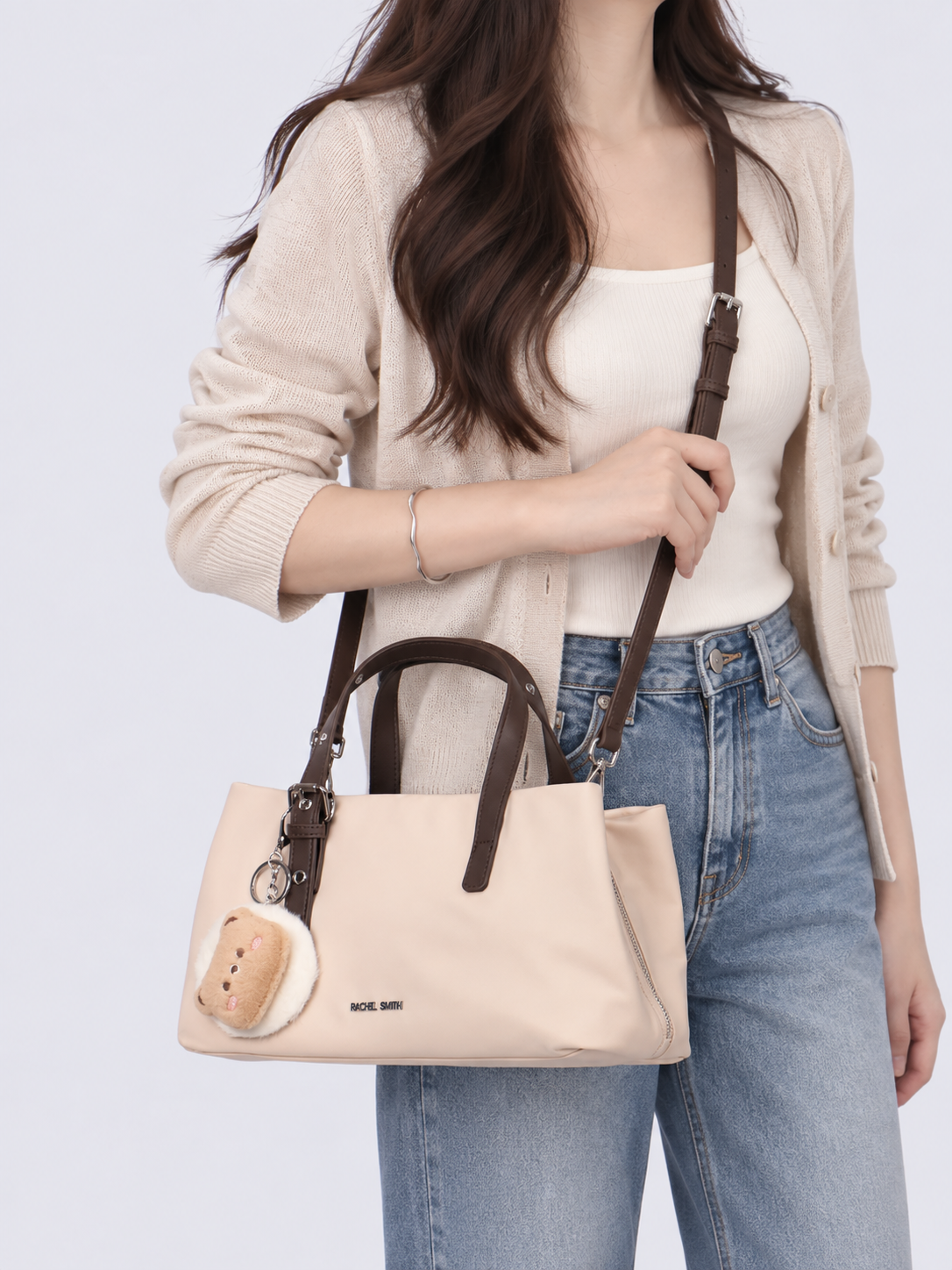 Sabrina Nylon Small Tote Bag