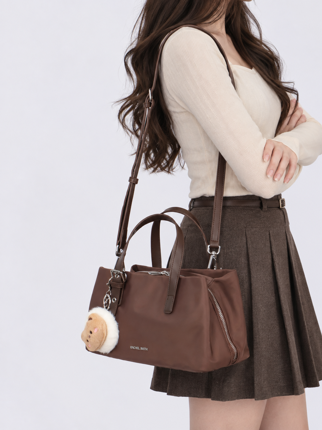 Sabrina Nylon Small Tote Bag