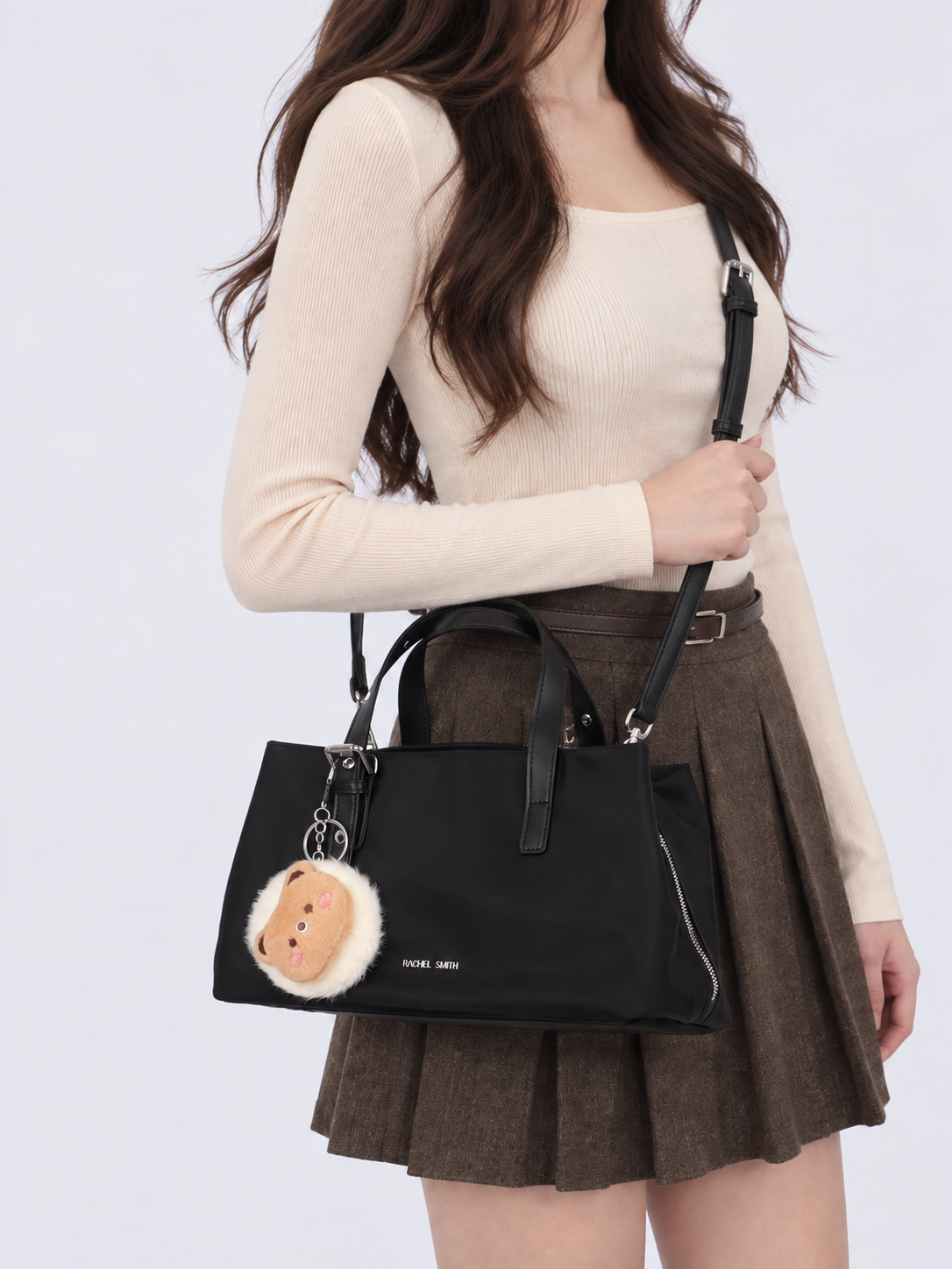 Sabrina Nylon Small Tote Bag