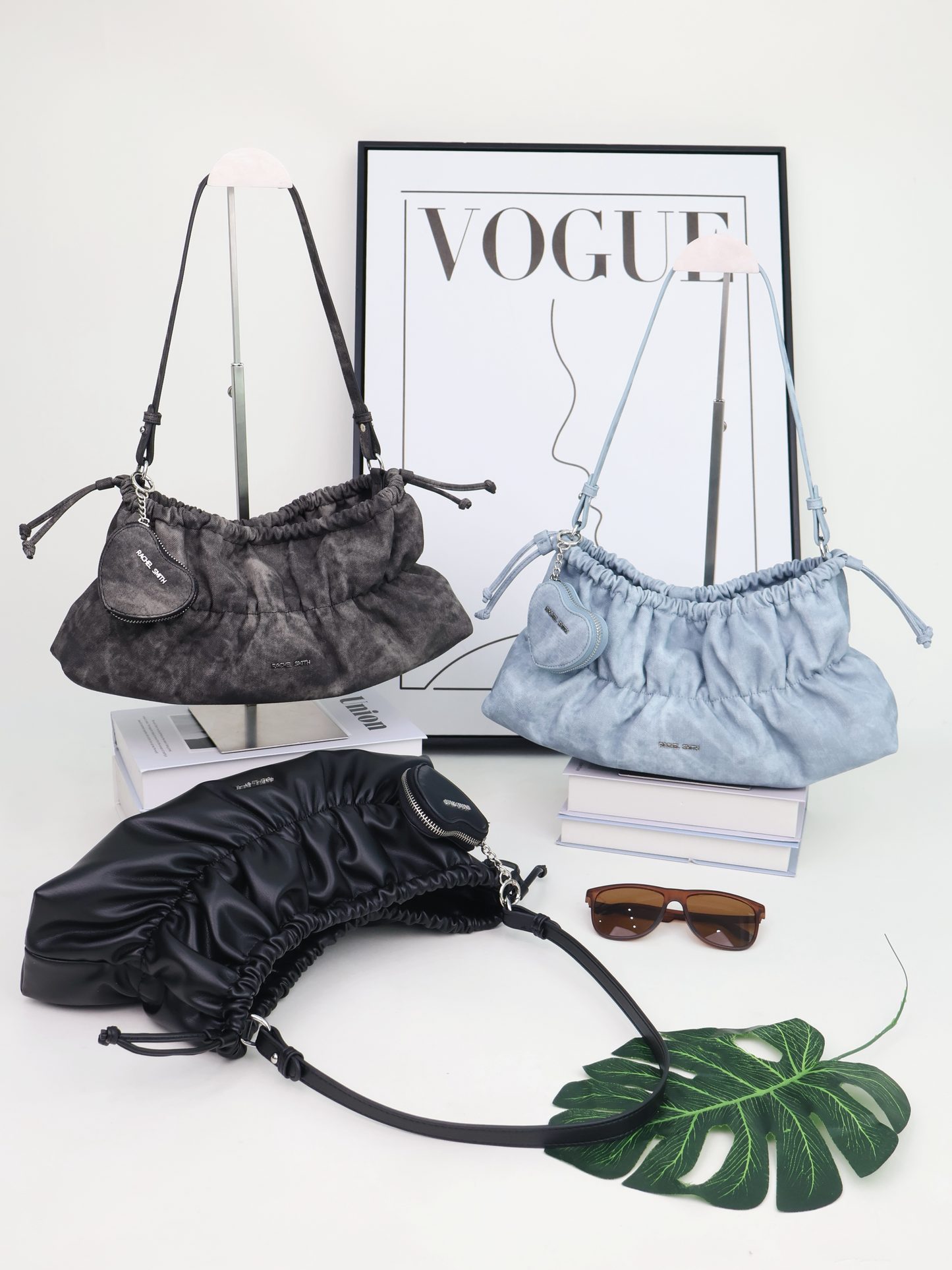 Ella Pleated Shoulder Bag