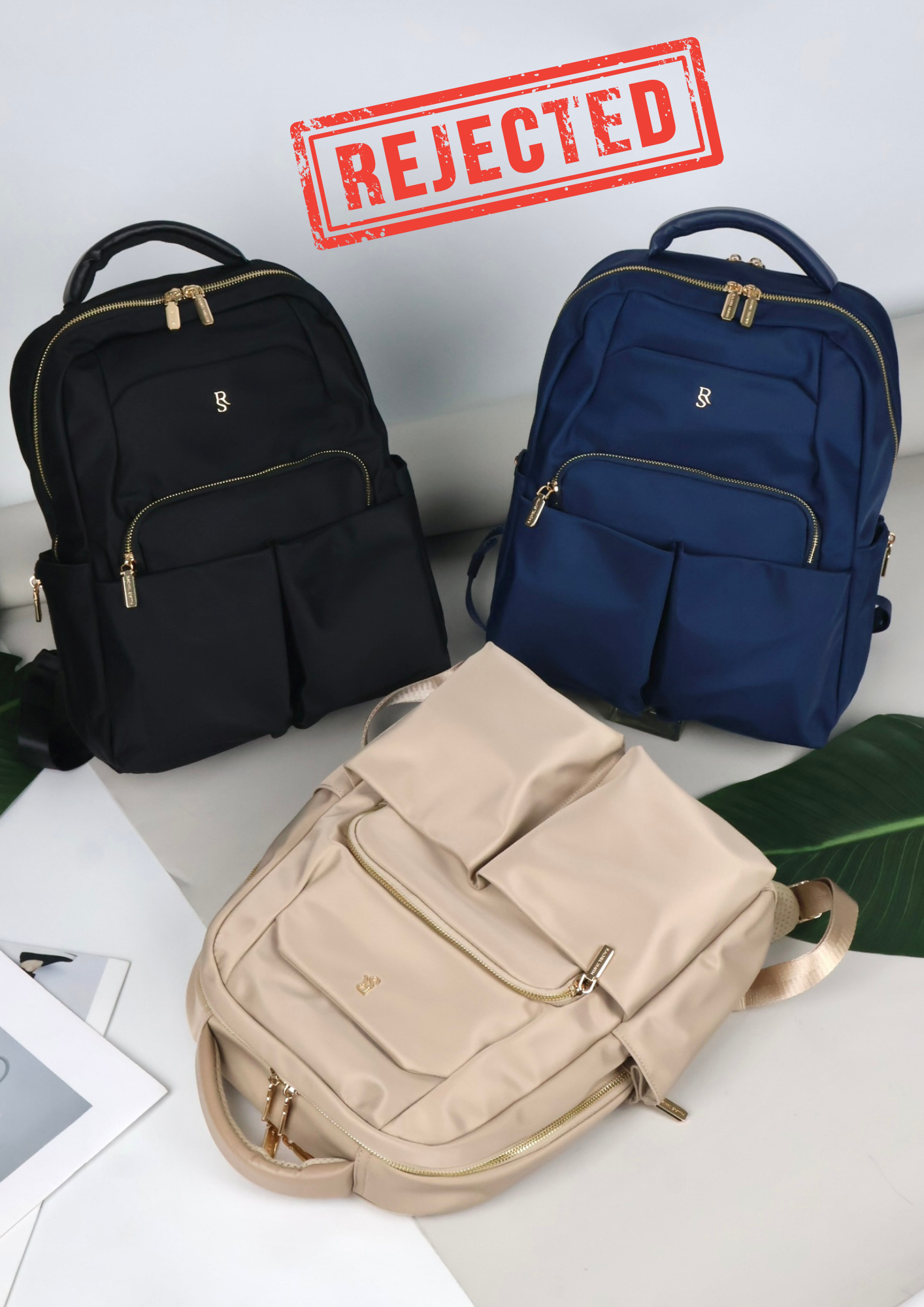 (Rejected Sales) Jasmine Nylon Backpack