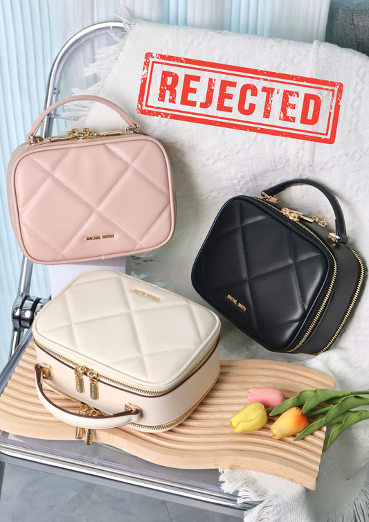 (Rejected Sales) Hebe Quilted Boxy Crossbody Bag
