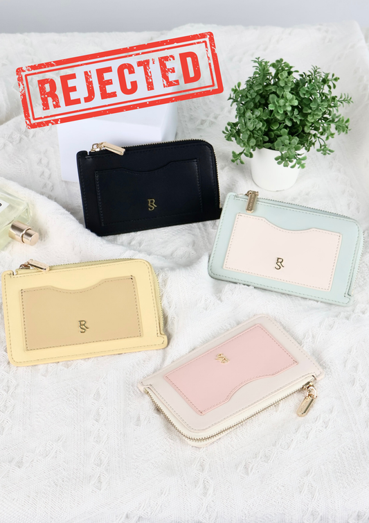 (Rejected Sales) Rico Two-Tone Card Holder