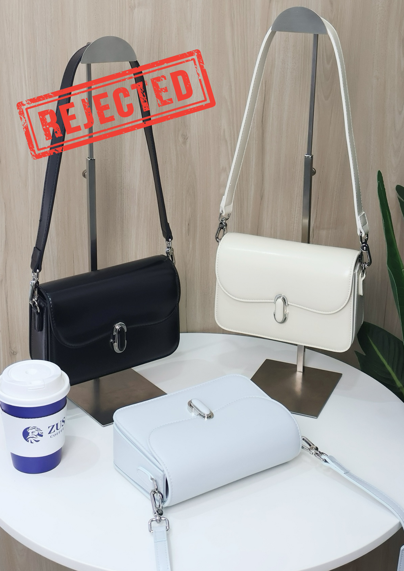 (Rejected Sales) Emily Twist Lock Crossbody Bag