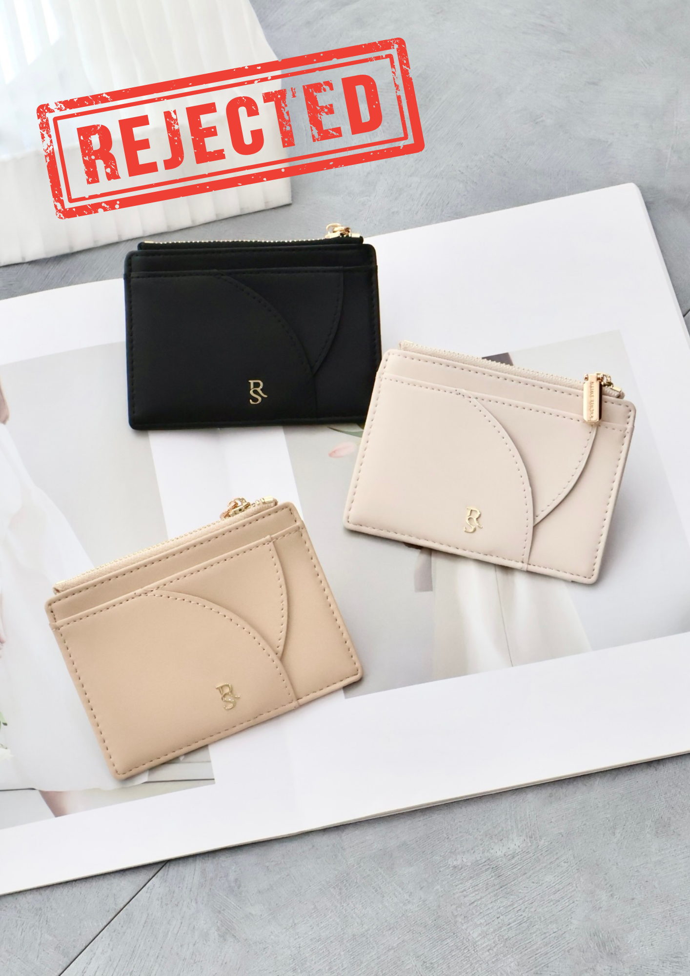 (Rejected Sales) Remi Zipper Card Holder