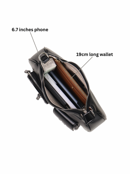 Elva Pocket Hobo Bag