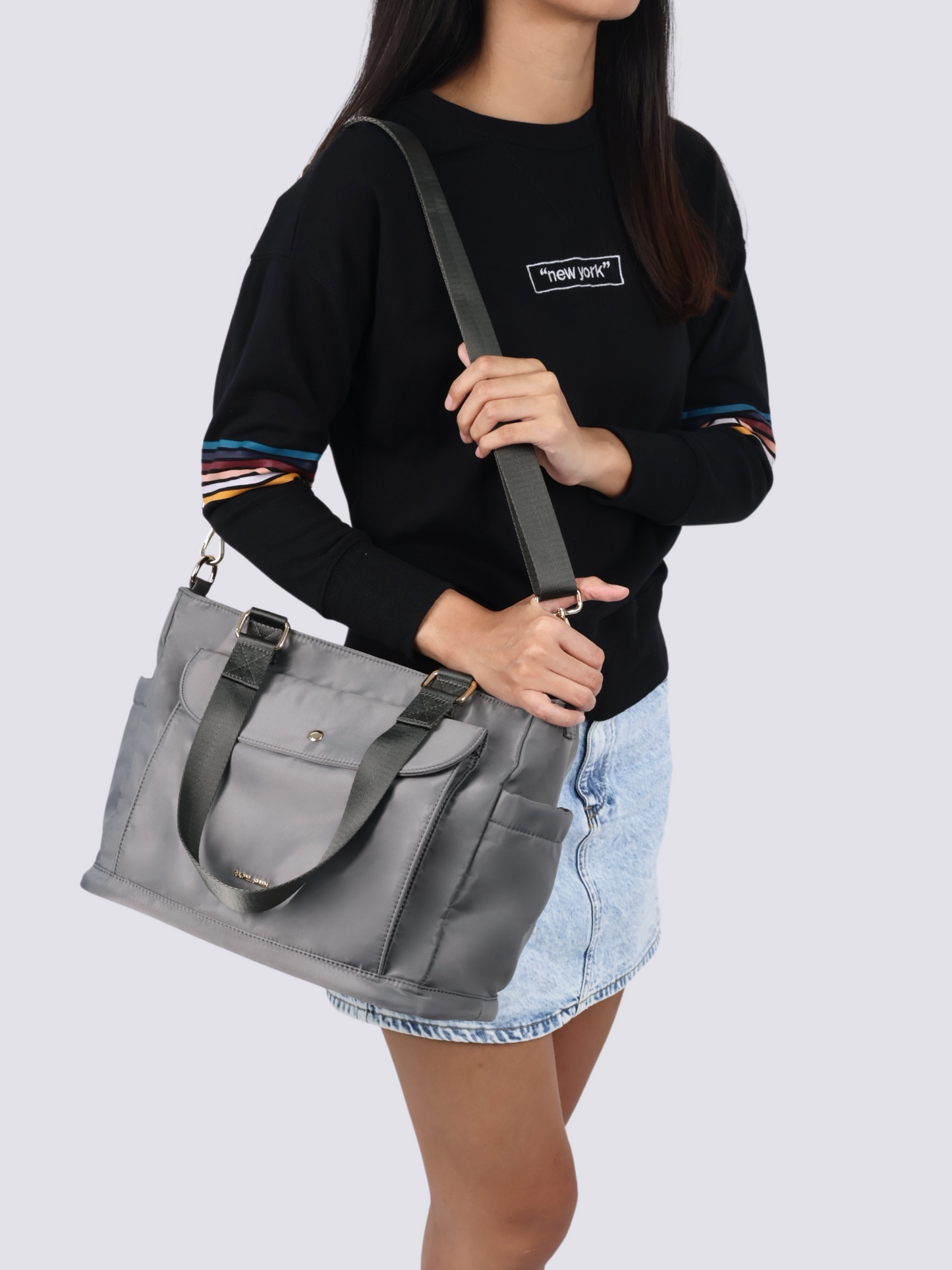 Camilia Nylon Tote Bag