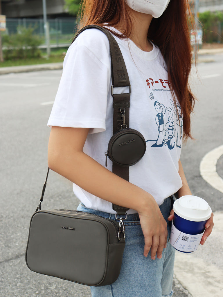 Leslie Unisex Nylon Crossbody Bag – Rachel Smith Official
