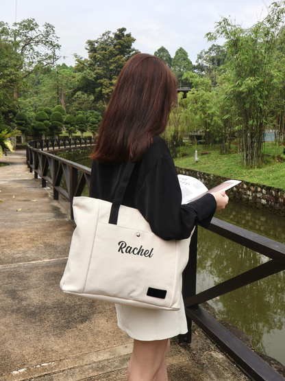 Helen Canvas Tote Bag