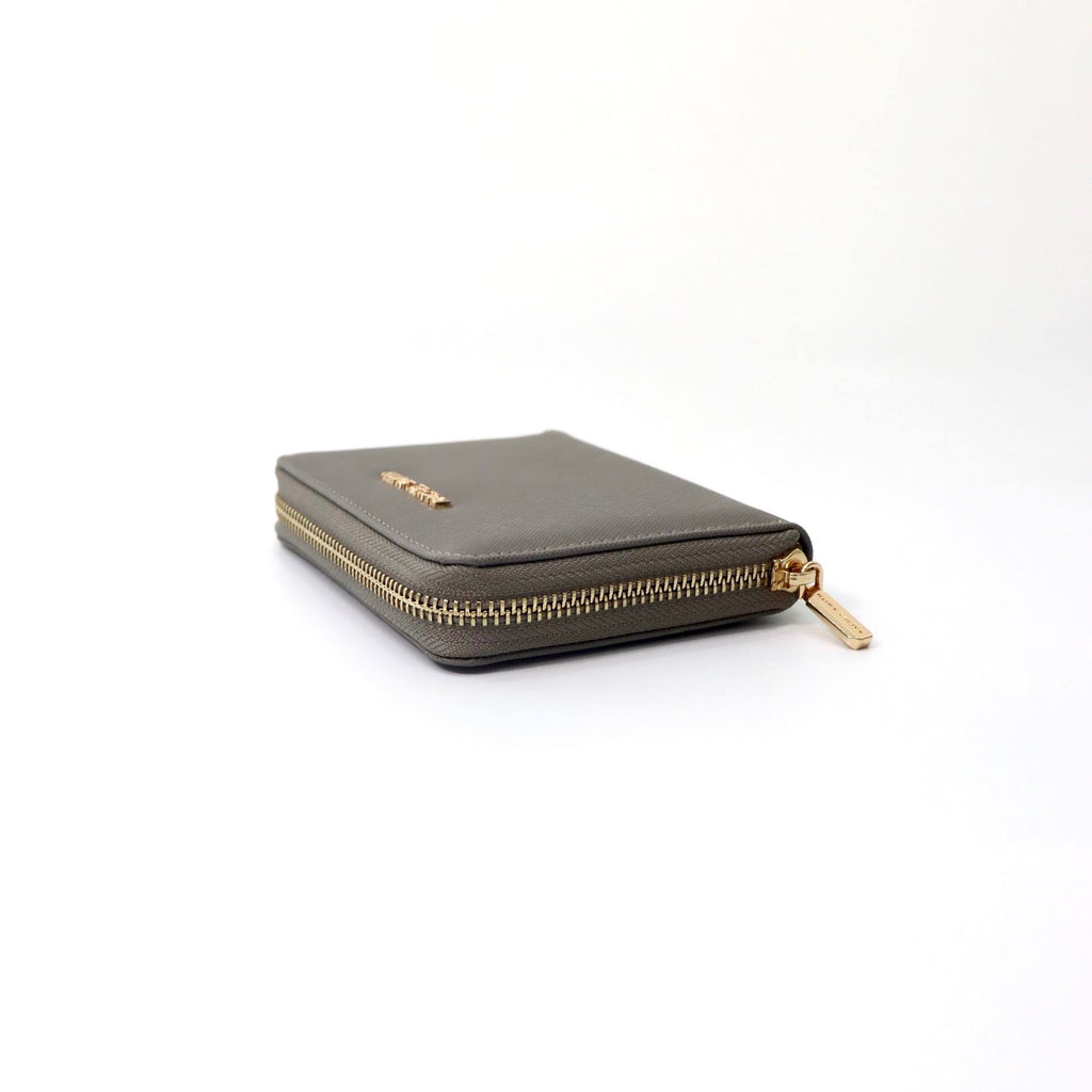 Zip Around Short Wallet - Black