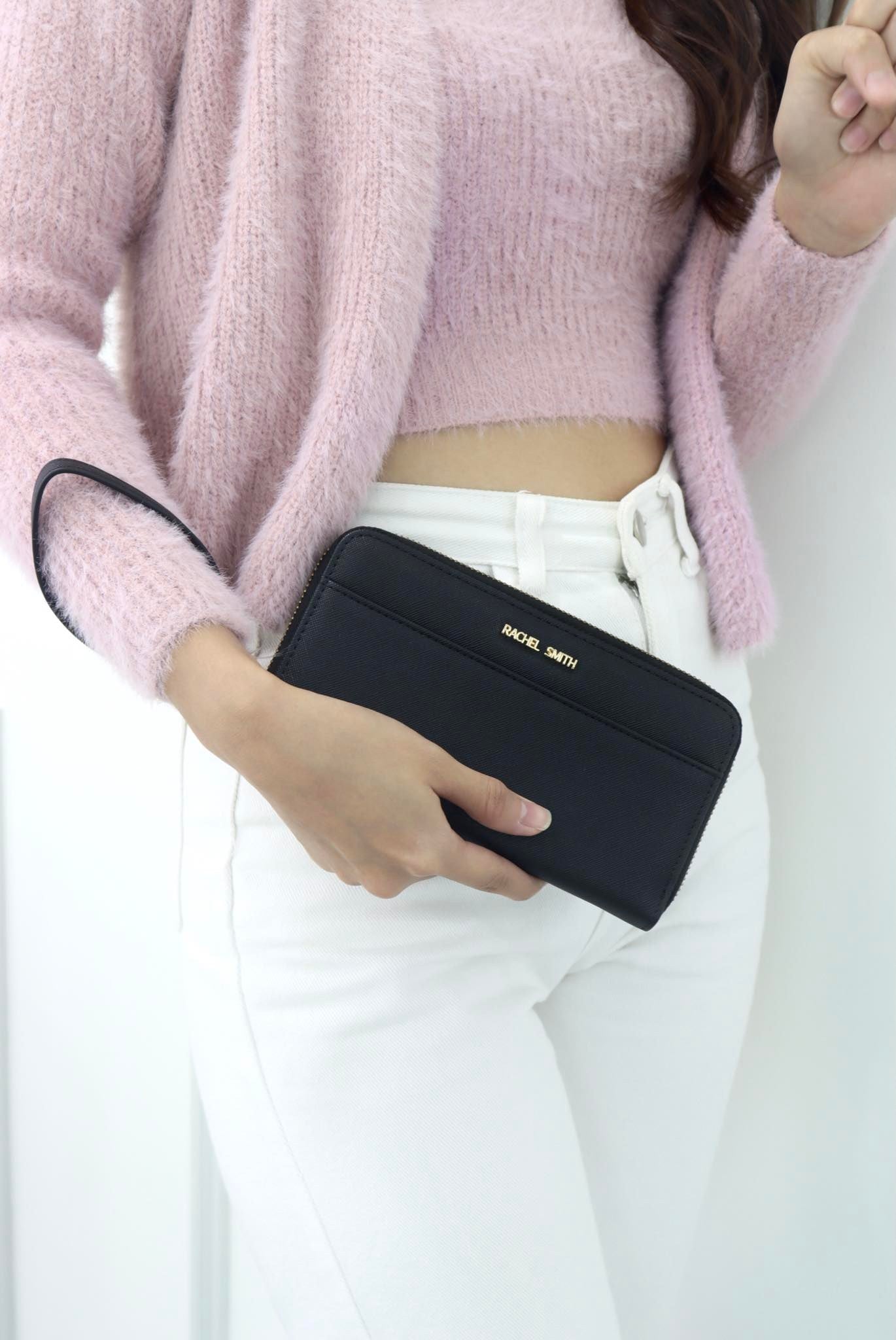 Cassie Zip Wristlet Long Wallet