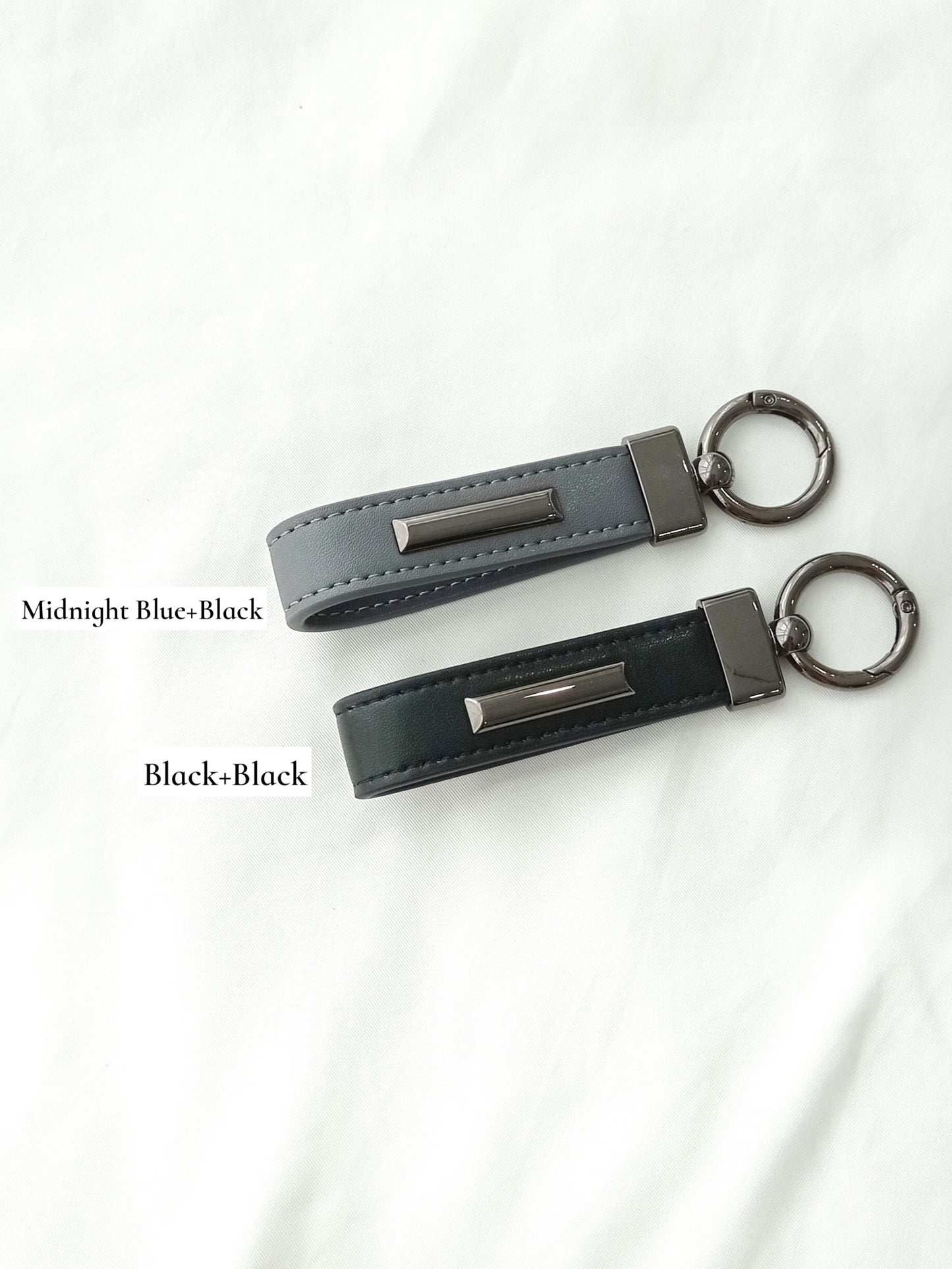 RS Engraving Leather Keychain
