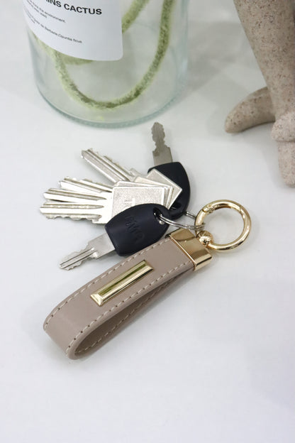 RS Engraving Leather Keychain